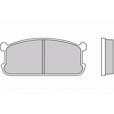 12-0192 E.T.F. Комплект тормозных колодок, дисковый тормоз