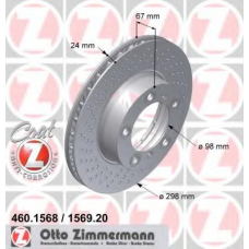 460.1569.20 ZIMMERMANN Тормозной диск