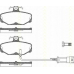 8110 16827 TRISCAN Комплект тормозных колодок, дисковый тормоз