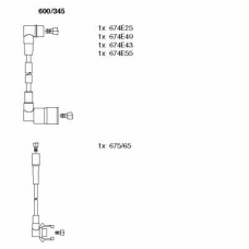 600/345 BREMI Комплект проводов зажигания