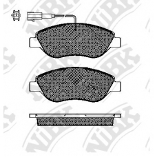 PN0209W NiBK Комплект тормозных колодок, дисковый тормоз