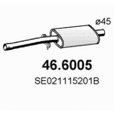 46.6005 ASSO Средний глушитель выхлопных газов