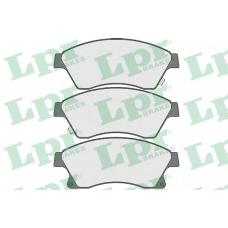 05P1581 LPR Комплект тормозных колодок, дисковый тормоз