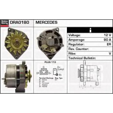 DRA0180 DELCO REMY Генератор