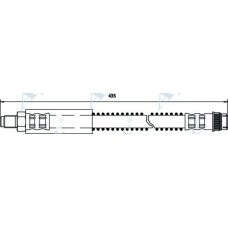 HOS3378 APEC Тормозной шланг