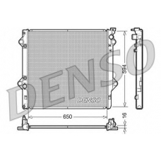 DRM50036 DENSO Радиатор, охлаждение двигателя