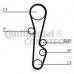 CT586K1 CONTITECH Комплект ремня грм