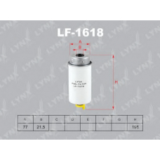 LF-1618 LYNX Фильтр топл.ford transit 2.0-2