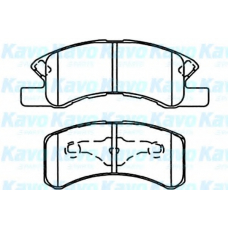 BP-1514 KAVO PARTS Комплект тормозных колодок, дисковый тормоз