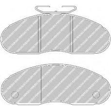 FVR791 FERODO Комплект тормозных колодок, дисковый тормоз