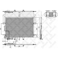 10-45130-SX STELLOX Конденсатор, кондиционер