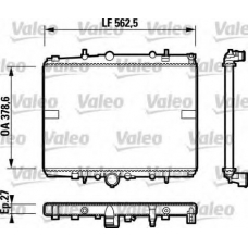 732599 VALEO Радиатор, охлаждение двигателя