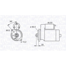 063522601010 MAGNETI MARELLI Стартер