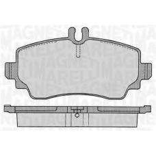 363916060301 MAGNETI MARELLI Комплект тормозных колодок, дисковый тормоз