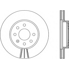 BDA1984.20 OPEN PARTS Тормозной диск