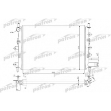 PRS3435 PATRON Радиатор, охлаждение двигателя