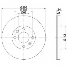 MDC1491 DON Тормозной диск