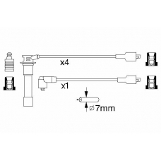 0 986 356 795 BOSCH Комплект проводов зажигания