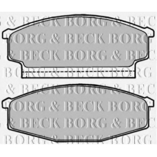 BBP1167 BORG & BECK Комплект тормозных колодок, дисковый тормоз