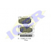 180489 ICER Комплект тормозных колодок, дисковый тормоз