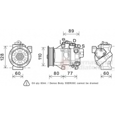 5300K626 VAN WEZEL Компрессор, кондиционер