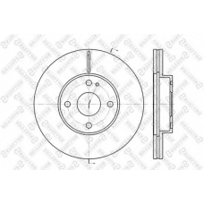 6020-3230V-SX STELLOX Тормозной диск