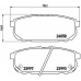 P 30 023 BREMBO Комплект тормозных колодок, дисковый тормоз