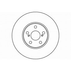 MDC1684 MINTEX Тормозной диск