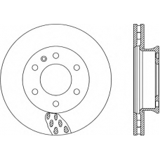 BDA2324.20 OPEN PARTS Тормозной диск