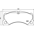 8DB 355 015-801 HELLA PAGID Комплект тормозных колодок, дисковый тормоз