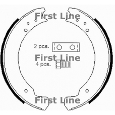 FBS074 FIRST LINE Комплект тормозных колодок