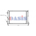181470N AKS DASIS Радиатор, охлаждение двигателя