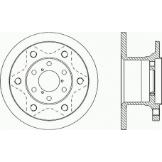 BDA1132.10 OPEN PARTS Тормозной диск