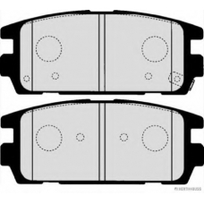 J3610511 HERTH+BUSS JAKOPARTS Комплект тормозных колодок, дисковый тормоз