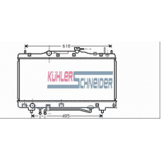 3201371 KUHLER SCHNEIDER Радиатор, охлаждение двигател