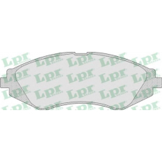 05P710 LPR Комплект тормозных колодок, дисковый тормоз