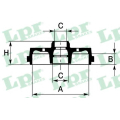 7D0232 LPR Тормозной барабан