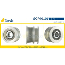 SCP90106.1 SANDO Ременный шкив, генератор