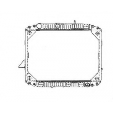 503475 NRF Радиатор, охлаждение двигателя
