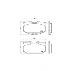 07.B314.10 BREMBO Комплект высокоэффективных тормозных колодок