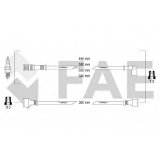 83720 FAE Комплект проводов зажигания