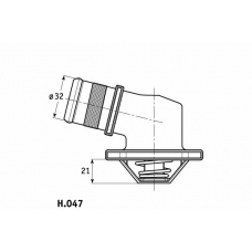 H.047.89 BEHR Термостат, охлаждающая жидкость