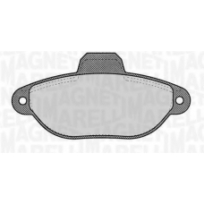 363916060220 MAGNETI MARELLI Комплект тормозных колодок, дисковый тормоз