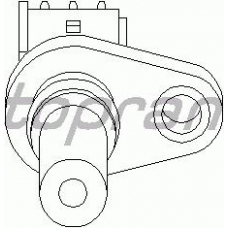 302 653 TOPRAN Датчик частоты вращения, управление двигателем