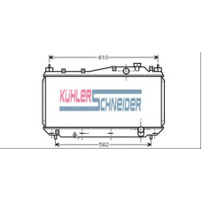 0100241 KUHLER SCHNEIDER Радиатор, охлаждение двигател