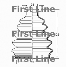 FCB2302 FIRST LINE Пыльник, приводной вал