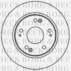 BBD5202 BORG & BECK Тормозной диск