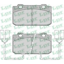 05P018 LPR Комплект тормозных колодок, дисковый тормоз