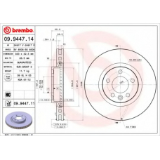 BS 8506 BRECO Тормозной диск