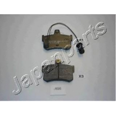 PP-406AF JAPANPARTS Комплект тормозных колодок, дисковый тормоз